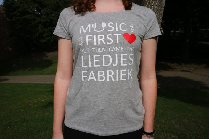Liedjesfabriek t-shirt vrouw
